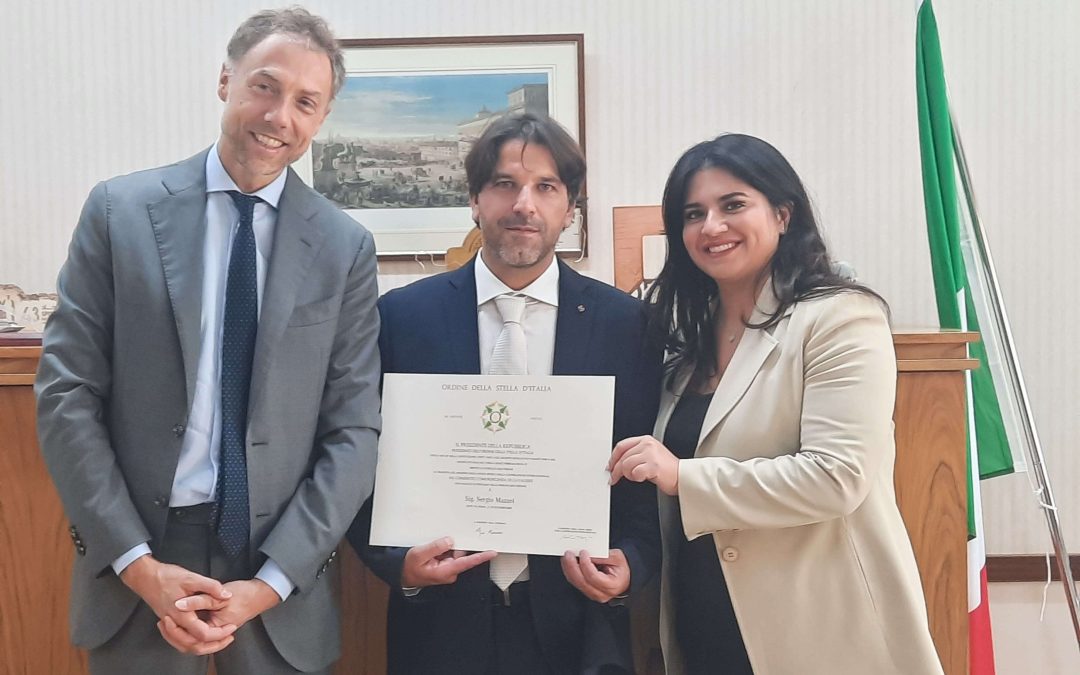 Awarded Cavaliere dell’Ordine della Stella d’Italia
